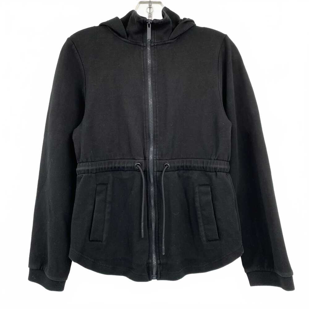 Varley Black Drawstring Zip-Up Sweatshirt | Women’s S Regular